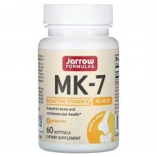 Jarrow Formulas, MK-7, 90 мкг, 60 капсул